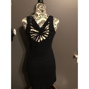 Free people size medium blue open back detail dress